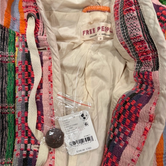 Free People Ezra Striped Hooded Jacket - Picture 6 of 9